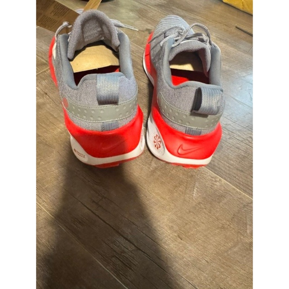 Nike ReactX Infinity Run 4 Mens Grey Red Running Shoes FJ1221-019 Size 10 NWT - Picture 3 of 9